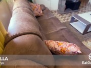 19yo tiny African teen fucks white cock and loves cum 1/16