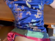 【ペロちゃんの性日記】バックでガン突きされるチャイナコスプレのペロちゃん♡ハメ撮り♡中出し 11/16