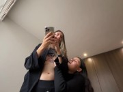 My best friend fulfills my lesbian fantasy while I suspect that I am pregnant with my husband. 7/16