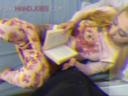 Hot Girl from College wants to have as much as Precum as possible from a big dick guy by cock teasing and massaging the balls 6/16