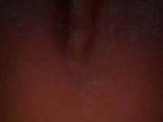 a Russian cosplayer in a school uniform stockings sits on her face with a wet pussy and cums from he 7/16