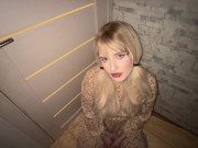 The girl really loves to give a blowjob and swallow the result