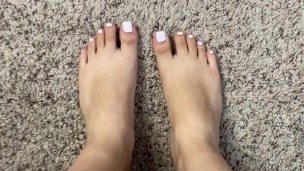 Asian Cutie Shares Sex Stories While Painting Her Toenails