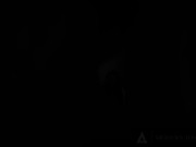 Jock Almost Caught Railing Petite Babe 1/16