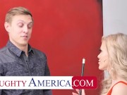 Hot Busty Blonde Gets Dicked Down On Pool Table 5/16