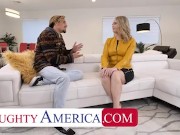 Sex In The Living Room With A MILF's Shaved Hole 3/16