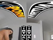 VIRTUAL PORN - Smoking Hot Babe Cassie Del Isla Gives Filthy Rich A Proper Anal French Lesson 3/16