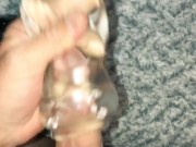 using my Adam & Eve Vibrating and Sucking Stroker Toy 10/16