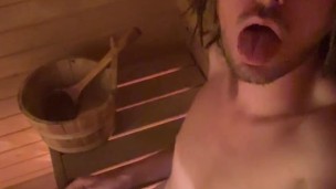 I love to get caught jerking off in public sauna