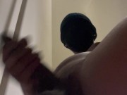 Balls Swinging During Masturbation