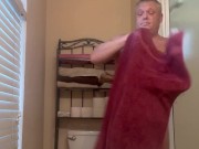 after shower masturbation with cumshot 2/16