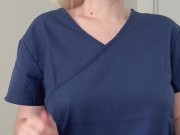 Nurse Skye Blue gives you JOI at sperm donation center 2/16