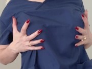 Nurse Skye Blue gives you JOI at sperm donation center 4/16