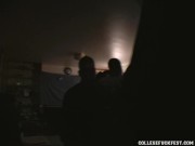 Brunette sandwiched during foursome 2/16