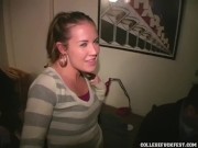 Brunette sandwiched during foursome 3/16