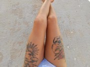 Pee in white panties 8/16