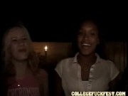 Debauched college finger fest 2/16