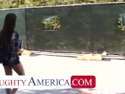 Brunette Hottie Blows Off Some Steam With A Stranger Before Studying0 1/16