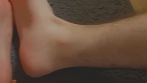 My clean boy feet