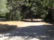 Outdoor sex leant on a tractor 1/16