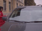 Short-haired butterface teen gets fucked hard and then takes a huge facial 1/16