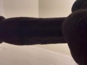 Big Black Cock Closeup Cumshot 1/16