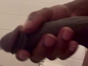 Big Black Cock Closeup Cumshot 16/16