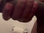 Big Black Cock Closeup Cumshot 4/16