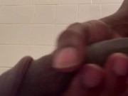 Big Black Cock Closeup Cumshot 6/16