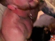 Afterhours Pool Party: A Hairy, Tattooed 4-Way Showdown 8/16