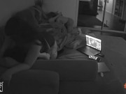 MASSive booty and redhead hottie let 2 college jocks smash afterhours! 1/16