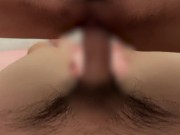 【素人女子大生】看護学生の膣内が気持良すぎて中出し→大量に精子でて膣からあふれ出る 16/16