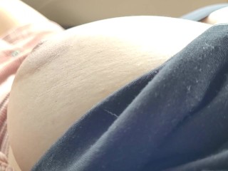 Gorgeous Babe with Big Natural Boobs lets Me Free Use Her in Car