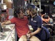 Hand Job At the Pawnshop Cum in Panties Above the Claw 10/16