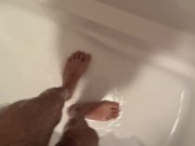 Morning wood pleasure