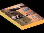 Allison Bloom and Anna Cummings are sharing a stiff cock 1/16