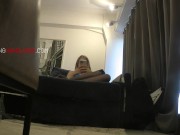 Ignore Handjob of a Real Horny Tight and Petite Blonde College Girl who likes precum but does not allow big dick to cum 4/16