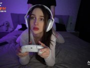 Gamer's Stepsister Sucks Dick And Rides - Anny Walker 8/16