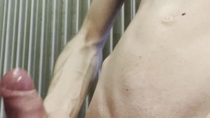 twink jerking off
