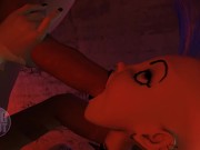 3DGSPOT - Wild Punk Girl Lets Huge Dick Stranger Throat Her In Multiple Positions! 3D ANIMATION! 5/16