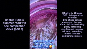summer road trip pee compilation (part 1)