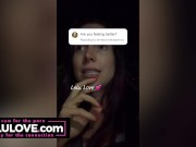 Big boobs babe finishes chores before Deadpool movie, chats openly about her crushes, answers AMA questions - Lelu Love 10/16