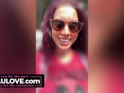 Big boobs babe finishes chores before Deadpool movie, chats openly about her crushes, answers AMA questions - Lelu Love 2/16