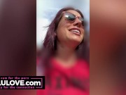 Big boobs babe finishes chores before Deadpool movie, chats openly about her crushes, answers AMA questions - Lelu Love 3/16