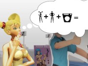 3DGSPOT - Two Busty Lesbians Try Double Dildo In A Public Store! UNCENSORED SEX! 2/16