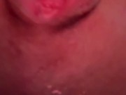 Close up wet pussy cum push out 3/16