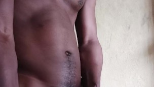 Serving my big fat cock on plate with my cum as extra pule cheese for creamy