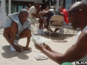 BLACKED Hot brunette fucked in gangbang 6/16