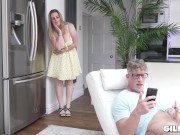 55 YO Granny Catches Dude Jerking off and Joins in - GilfAF 6/16