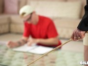 Student Gets Disciplined by granny 3/16